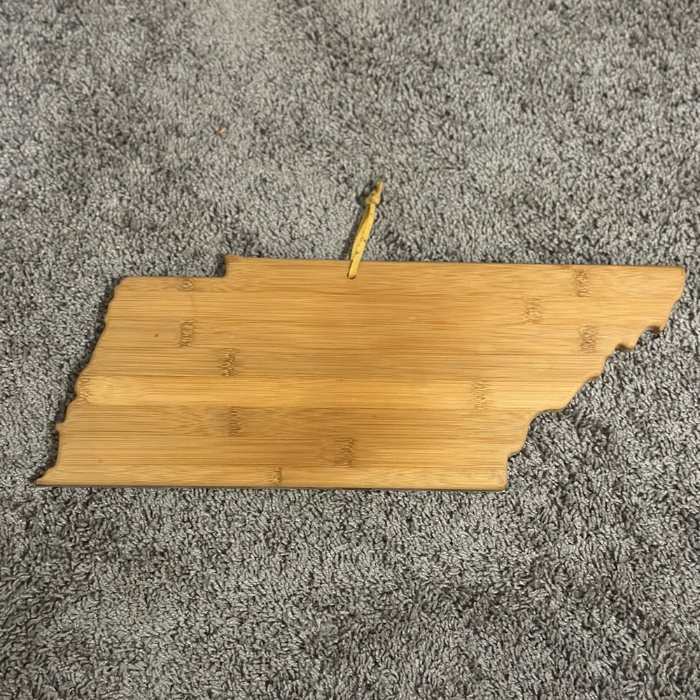 Wooden hanging TN State-Shaped Board Wall Decor